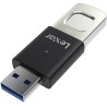 Lexar JumpDrive Fingerprint F35 Pro Clé USB 3.0 256 Go, jusqu'à 400 Mo/s en lecture/350 Mo/s en écriture, clé USB, 10 identifian