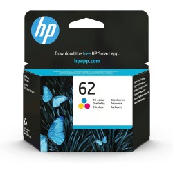 HP 62 Trois Couleurs (Cyan, Magenta, Jaune) Authentique (C2P06AE)