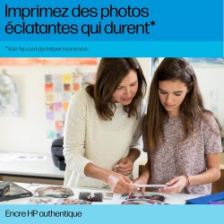 HP 62 Trois Couleurs (Cyan, Magenta, Jaune) Authentique (C2P06AE)