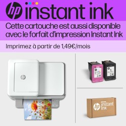 HP 62 Trois Couleurs (Cyan, Magenta, Jaune) Authentique (C2P06AE)