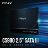 PNY CS900 SSD Interne SATA III, 2.5 Pouces, 500Go, Vitesse de Lecture jusqu'à 550MB/s