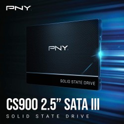 PNY CS900 SSD Interne SATA III, 2.5 Pouces, 1To, Vitesse de Lecture jusqu'à 535MB/s