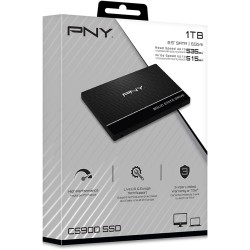 PNY CS900 SSD Interne SATA III, 2.5 Pouces, 1To, Vitesse de Lecture jusqu'à 535MB/s