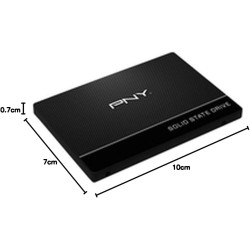 PNY CS900 SSD Interne SATA III, 2.5 Pouces, 120Go, Vitesse de Lecture jusqu'à 515MB/s