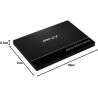PNY CS900 SSD Interne SATA III, 2.5 Pouces, 120Go, Vitesse de Lecture jusqu'à 515MB/s