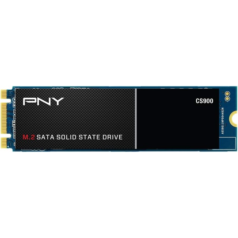 PNY CS900 M.2 SATA III SSD Interne 500Go, Vitesse de Lecture jusqu'à 550 Mo/s, Vitesse d'Ecriture jusqu'à 500 Mo/s