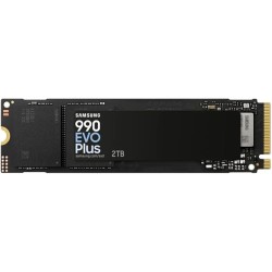 Samsung SSD Interne 990 EVO Plus, NVMe 2.0 PCIe 4.0 x 4 / 5.0x2, 2 To, Vitesse de lecture jusqu'à 7250 Mo/s, Idéal pour le gamin
