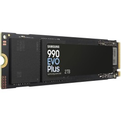 Samsung SSD Interne 990 EVO Plus, NVMe 2.0 PCIe 4.0 x 4 / 5.0x2, 2 To, Vitesse de lecture jusqu'à 7250 Mo/s, Idéal pour le gamin
