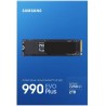 Samsung SSD Interne 990 EVO Plus, NVMe 2.0 PCIe 4.0 x 4 / 5.0x2, 1 To, Vitesse de lecture jusqu'à 7250 Mo/s, Idéal pour le gamin