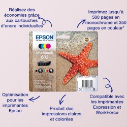 Multipack EPSON 1LB 4 couleurs encre 603