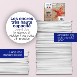Epson Multipack 603 Etoile de Mer, Cartouches d'encre d'origine, 3 couleurs : Cyan, Magenta, Jaune, XP-2100 XP-2150 XP-3100 XP-3