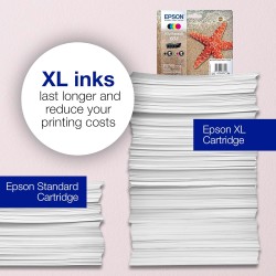Epson 603XL Etoile de Mer Jaune, Cartouche d'encre d'origine XL Haute capacité, XP-2100 XP-2105 XP-2150 XP-2155 XP-3100 XP-3150 