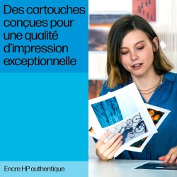 HP 305 Cartouche d'Encre Trois Couleurs Cyan/Magenta/Jaune Authentique (3YM60AE)