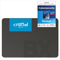 Crucial BX500 SATA SSD 2To, SSD 2.5" Interne, jusqu'à 540MB/s, Compatible avec Ordinateur Portable et de Bureau (PC), 3D NAND, A
