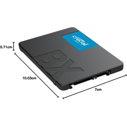Crucial BX500 SATA SSD 4To, SSD 2.5" Interne, jusqu'à 540MB/s, Compatible avec Ordinateur Portable et de Bureau (PC), 3D NAND, A