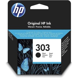 HP 303 Cartouche d'Encre Noire Authentique (T6N02AE)