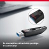 Sandisk 64gb ultra usb flash drive usb 3.0 up to 130 mb/s read, noir, (pack of 1)