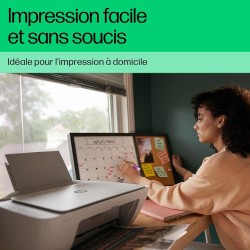 HP DeskJet 2820e, 588K9B, Imprimante tout en un, Jet d'encre, couleur, 3 mois d’Instant Ink inclus avec HP+, Photocopie, Scan, I