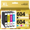 HALLOLUX 604 604XL Cartouches d'encre Compatible pour Epson 604 604XL 604 XL pour Epson Expression Home XP-2200 XP-2205 XP-3200 