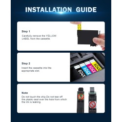 HALLOLUX 604 604XL Cartouches d'encre Compatible pour Epson 604 604XL 604 XL pour Epson Expression Home XP-2200 XP-2205 XP-3200 