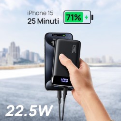 INIU Batterie Externe, 22.5W 20000mAh Power Bank Charge Rapide, Batterie Portable USB C Input & Output PD3.0 QC4.0 Power Bank Co