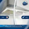 CARE+PROTECT Filtre 2 en 1 Anti-Graisse et Anti-Odeurs pour Hotte - Universel - À Découper - Haut Pouvoir d'Absorption