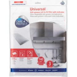 CARE+PROTECT Filtre de Hotte Aspirante - Universel - Anti-Graisse - Capacité d'Absorption Très Elevée Avec Indicateur de Saturat