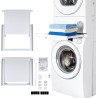 CARE+PROTECT Kit de Superposition Universel Pour Lave-Linge de Profondeur 47 à 62 cm et Sèche-Linge de Taille Standard - Avec Ta