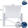 CARE+PROTECT Kit de Superposition Universel Pour Lave-Linge de Profondeur 47 à 62 cm et Sèche-Linge de Taille Standard - Avec Ta