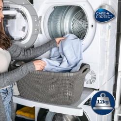 CARE+PROTECT Kit de Superposition Universel Pour Lave-Linge de Profondeur 47 à 62 cm et Sèche-Linge de Taille Standard - Avec Ta