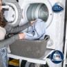 CARE+PROTECT Kit de Superposition Universel Pour Lave-Linge de Profondeur 47 à 62 cm et Sèche-Linge de Taille Standard - Avec Ta