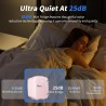 YASHE Mini Frigo de Chambre, 4 Litres Frigo Cosmetique, Petit Frigo Thermoélectrique CA/CC pour Boissons, Nourriture, Beauté, Bu