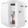 YASHE Mini Frigo de Chambre, 4 Litres/ 6 Canettes, Petit Frigo Thermoélectrique CA/CC pour Boissons, Nourriture, Beauté, Bureau,