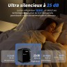 YASHE Mini Frigo de Chambre, 4 Litres/ 6 Canettes, Petit Frigo Thermoélectrique CA/CC pour Boissons, Nourriture, Beauté, Bureau,