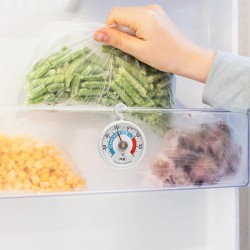 TFA Dostmann Thermomètre de refroidissement analogique avec crochet, 14.4005, maniable, avec zones de refroidissement, pour réfr