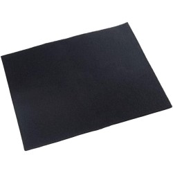 Fackelmann 08024 Filtre hotte, Filtre charbon hotte, Charbon actif, Polyester, Noir, 47 cm x 57 cm