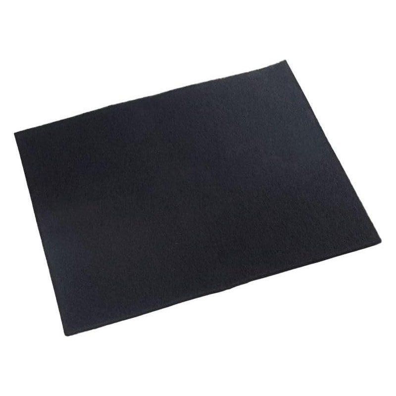 Fackelmann 08024 Filtre hotte, Filtre charbon hotte, Charbon actif, Polyester, Noir, 47 cm x 57 cm