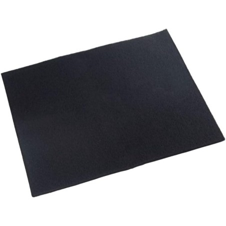 Fackelmann 08024 Filtre hotte, Filtre charbon hotte, Charbon actif, Polyester, Noir, 47 cm x 57 cm