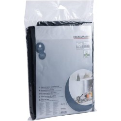 Fackelmann 08024 Filtre hotte, Filtre charbon hotte, Charbon actif, Polyester, Noir, 47 cm x 57 cm