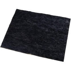 Fackelmann 0807450 Filtre pour hotte lin naturel et charbon actif, Filtre deux-en-un, Filtre hotte, Lin naturel, Charbon actif, 