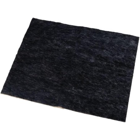 Fackelmann 0807450 Filtre pour hotte lin naturel et charbon actif, Filtre deux-en-un, Filtre hotte, Lin naturel, Charbon actif, 
