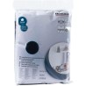 Fackelmann 0807250 Filtre pour hotte polyester et charbon actif, Filtre deux-en-un, Filtre hotte, Polyester, Charbon actif, 57 c