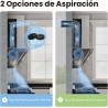 COMFEE' ANGJ64B-60 Hotte aspirante inclinée 60 cm en Verre Trempé, 3 Niveaux de Vitesse, Écran Tactile LED, Recycle interne ou É