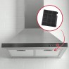 Filtre à charbon type 15 d'origine 230 x 210 x 30 mm Hotte 9029793818, 9029800456 ELECTROLUX Hotte 9029793818, 9029800456 ELECTR