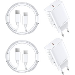 45W Chargeur USB C Rapide for iPhone 17 16 15/17 16 15 Pro/17 16 15 Pro Max/17 Air/16 15 Plus/iPad Pro/iPad Air, Samsung S25 S24