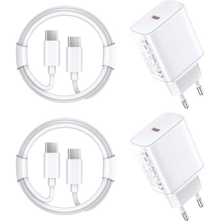 45W Chargeur USB C Rapide for iPhone 17 16 15/17 16 15 Pro/17 16 15 Pro Max/17 Air/16 15 Plus/iPad Pro/iPad Air, Samsung S25 S24