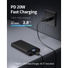 Batterie Externe 13800mAh, Slimmest 22.5W Power Bank, Batterie Portable USB C (Entrée/Sortie) PD3.0 QC4.0 Charge Rapide Chargeur