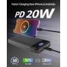 Batterie Externe 13800mAh, Slimmest 22.5W Power Bank,Batterie Portable USB C (Entrée/Sortie) PD3.0 QC4.0 Charge Rapide Chargeur 