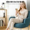 Chargeur Rapide Type C, 45W Samsung Chargeur Rapide et 1M+2M 60W câble de Charge Rapide, USB C câble pour Samsung Galaxy S25 Ult