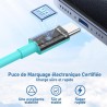 Chargeur pour iPhone 15 16, 20W apple original chargeur rapide avec 60W 1M+2M câble de charge rapide pour iPhone 16/16 Pro/16 Ma